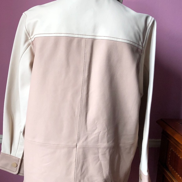 Scotch&Soda blush Pink Leather Jacket